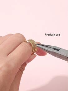1 dụng cụ mở vòng nhảy tự làm bằng thép không gỉ - Vàng - Xem 3