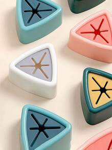 1 Giá Treo Khăn, Giá Đựng Đồ Móc Treo Khăn, Keo Khăn Lưu Trữ Vải Giặt Kẹp Mút Treo Tường Cửa Sổ Phòng Tắm Nhà Bếp Phụ Kiện - trắng - Xem 5