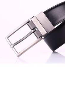 1pc Men Reversible Leather Belt With Rotating Buckle Summer, School Casual, Business, Boyfriend Husband Father Dad Men Gift, Daily Wear, Fashion, Teen, Outdoor, Vacation, Athletic, Travel, Street, Boho, Vintage Fall, Autumn, Halloween Autumn-Winter Accessories,Suitable For Teens, Youth,Men,Casual, Outdoor, Athletic, Vacation, Graduation Gifts, Birthday, Daily Wear