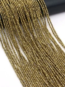 1 hebra Accesorio de joya DIY cuenta - Amarillo Oro - Ver 6