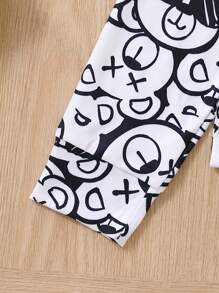 Toddler Boys Cartoon Graphic Snug Fit PJ Set - White - View 4