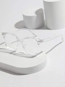 Clear Frame Eyeglasses - Clear - View 1