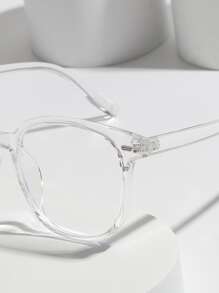 Clear Frame Eyeglasses - Clear - View 3