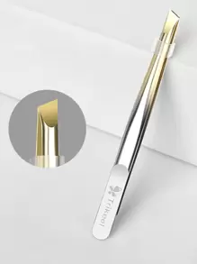 Dụng cụ tẩy lông mày chuyên nghiệp, 1 chiếc ống hút chéo bằng thép không gỉ, thích hợp cho lông mày và lông mặt - Chăm sóc cá nhân chính xác chuyên nghiệp, trang điểm, giá rẻ, trang trí phòng, bàn trang điểm, du lịch, phòng ngủ, phụ kiện trang điểm, nhíp, giá rẻ, quà tặng Giáng sinh, dụng cụ trang điểm, đồ rẻ tiền, quà tặng, quà tặng cho phụ nữ, quà Giáng sinh, quà khuyến mãi, du lịch, đồ rẻ tiền, đồ dùng cần thiết khi đi du lịch - Bạc - Xem 4