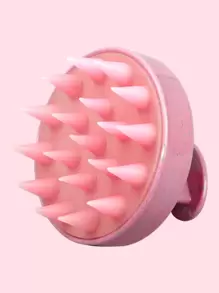 洗发按摩刷沐浴梳，1支装头皮护理梳，长而柔韧的硅胶梳齿，去屑梳/发梳，适用于所有发质，男女通用，头皮按摩器，头皮清洁器，干湿两用，洗发去角质，返校季，旅行度假必备，女士美发配件，梳子，解结梳，木梳