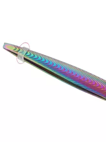 栀子花眉毛修整器，1 件装不锈钢斜口螺纹蝌蚪形拔毛器，适用于眉毛和面部毛发 - 专业精准个人护理（钛色），化妆，价格实惠，房间装饰，梳妆台，旅行，卧室，化妆配件，镊子，价格实惠，圣诞礼物，化妆品，化妆工具，便宜货，礼物，女士礼物，圣诞礼物