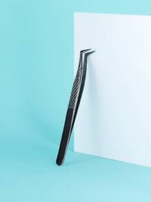 1 Miếng Lông mi Cái nhíp Thép không gỉ Cái nhíp Đối với Mở rộng lông mi Lông mi Công cụ - màu đen - Xem 1