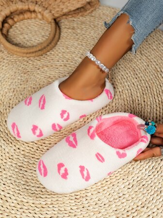 Pantuflas de mujer sin cordones, de moda y cálidas, silenciosas en pisos de madera dura