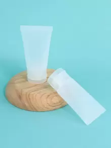 2pcs 30ML Empty Subpackage Bottle , Travel Essentials - White - View 1