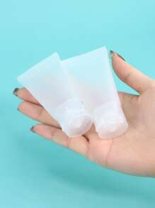 2pcs 30ML Empty Subpackage Bottle , Travel Essentials - White - View 2