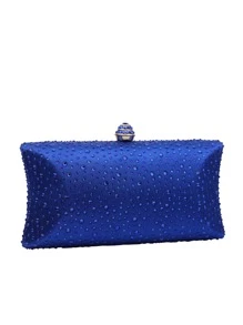 Túi xách nữ buổi tối Pha lê kim cương Hấp dẫn - Màu xanh lam - Xem 4
