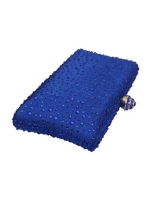 Túi xách nữ buổi tối Pha lê kim cương Hấp dẫn - Màu xanh lam - Xem 6