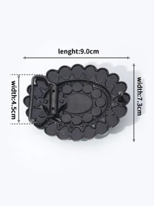 Turquoise Decor Buckle - Multicolor - View 2