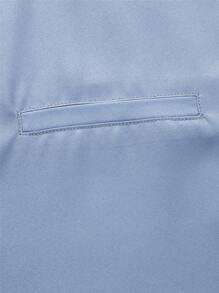 Manfinity Men Ombre Button Up Shirt - Blue and White - View 5