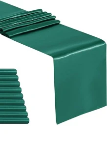 1 cái Á hậu bàn màu xanh lá cây, Á hậu bàn bếp polyester tối giản cho bàn ăn - màu xanh lá - Xem 2