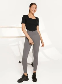 GLOWMODE Featherfit™ 主題芭蕾舞者雙層連體衣 - 黑色 - 查看 11