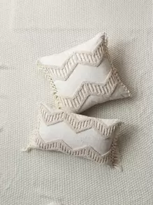 1 Chevron Búi Đệm, Sợi Hóa Học Tua Rua Trang Trí Trang Trí Ném Gối Cho Gia Đình - Nhiều màu - Xem 1