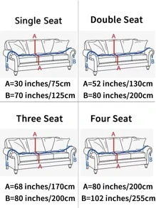 幾何提花防水沙發巾 - 彩色 - 查看 4