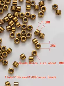 1200 Chiếc Ống 10G-Phong Cách Cổ Kim Loại Chất Liệu Thủy Tinh Hạt Giống Hạt Thích Hợp Cho Đồ Trang Sức Phụ Kiện - Xem 3