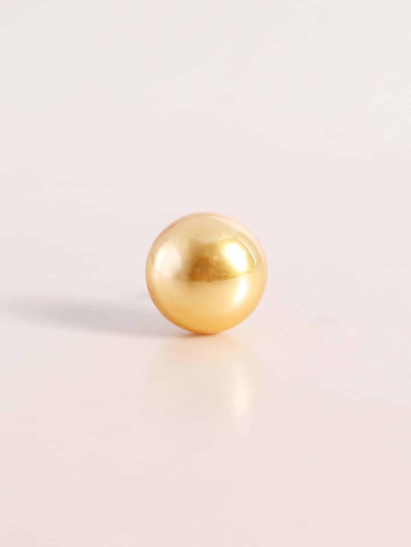 Broche con diseño de bola - Amarillo Oro - Ver 1