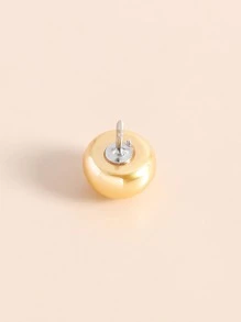 Broche con diseño de bola - Amarillo Oro - Ver 2