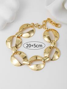 Pulsera vinculada minimalista - Amarillo Oro - Ver 3