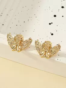 Bông tai thiết kế thiên thần - Vàng - Xem 2