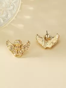 Bông tai thiết kế thiên thần - Vàng - Xem 4