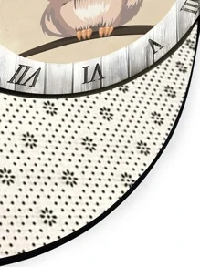 1 Phim Hoạt Hình Con Cú Hoa Văn Thảm Sáng Tạo Vải Tròn Họa Tiết Trừu Tượng Hoa Văn Sàn, Cho Gia Đình Phòng Khách Phòng Ngủ - Nhiều màu - Xem 3