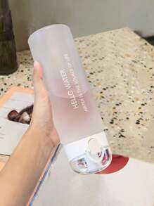 1pc 780ml Plastic Water Bottle For Drinking Portable Sport Tea Coffee Cup Kitchen Tools Kids Water Bottle For School Transparent - Clear - View 7