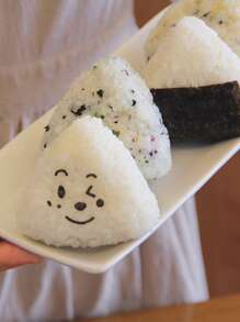1pc Sushi Mold, Rice Ball Mold, Triangle Rice Ball Bento Box, Seaweed Wrapped Rice Making Tool