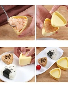 1pc Sushi Mold, Rice Ball Mold, Triangle Rice Ball Bento Box, Seaweed Wrapped Rice Making Tool