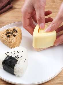 1pc Sushi Mold, Rice Ball Mold, Triangle Rice Ball Bento Box, Seaweed Wrapped Rice Making Tool
