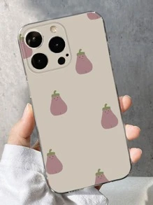 Pear Pattern Phone Case - Multicolor - View 1