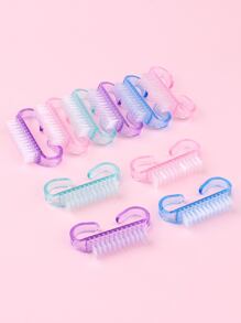 Bộ Bàn Chải Làm Sạch Bụi Nghệ Thuật Làm Móng, 10 CÁI Dụng Cụ Làm Móng Thiết Kế Sừng Bàn Chải Tay Cầm Móng Tay, Dùng Cho Gia Đình Và Tiệm Làm Móng Chuyên Nghiệp Bàn Chải Làm Móng Để Làm Sạch Móng Tay - Nhiều màu - Xem 1