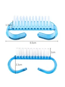 Bộ Bàn Chải Làm Sạch Bụi Nghệ Thuật Làm Móng, 10 CÁI Dụng Cụ Làm Móng Thiết Kế Sừng Bàn Chải Tay Cầm Móng Tay, Dùng Cho Gia Đình Và Tiệm Làm Móng Chuyên Nghiệp Bàn Chải Làm Móng Để Làm Sạch Móng Tay - Nhiều màu - Xem 3