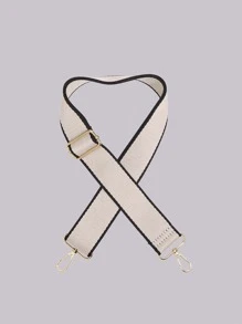 Correa de bolso de dos tonos, accesorios de bolso, accesorios DIY, correa de hombro ajustable de repuesto, elegante y duradera - Albaricoque - Ver 1