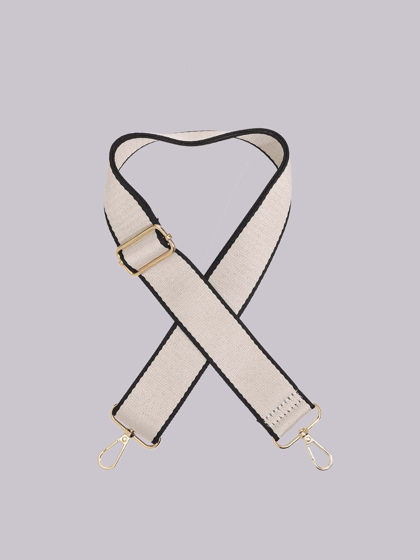 Correa de bolso de dos tonos, accesorios de bolso, accesorios DIY, correa de hombro ajustable de repuesto, elegante y duradera - Albaricoque - Ver 1