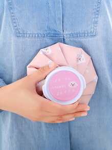 1 包卡通兔子印花冰袋，可爱粉色热水袋