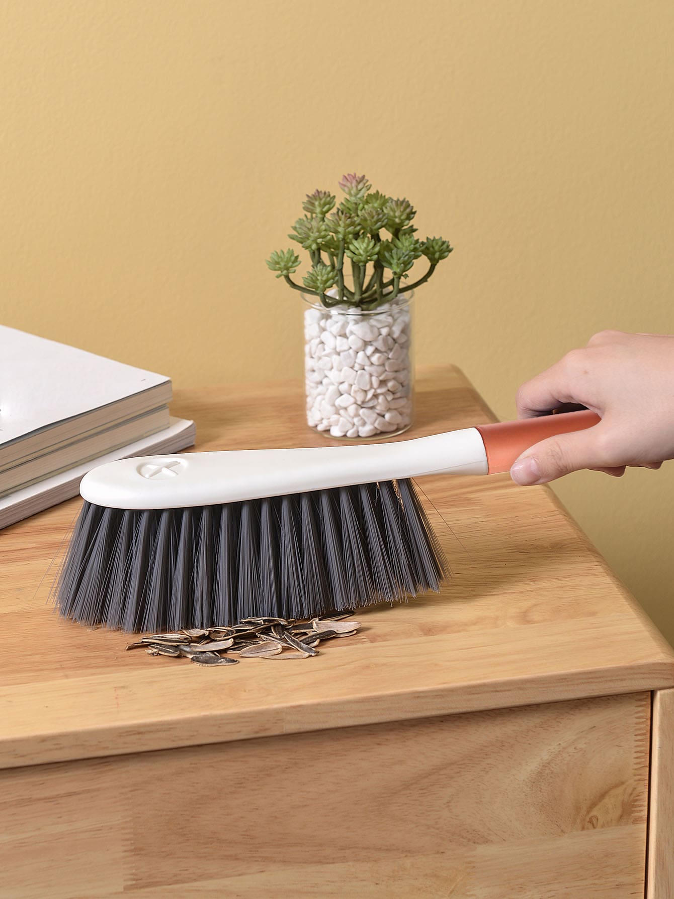 1入組PP清潔刷色塊手柄設計廚房刷家用 - 彩色 - 查看 1