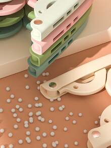 2入組/套塑膠粉色可折疊防滑衣架適用於旅行