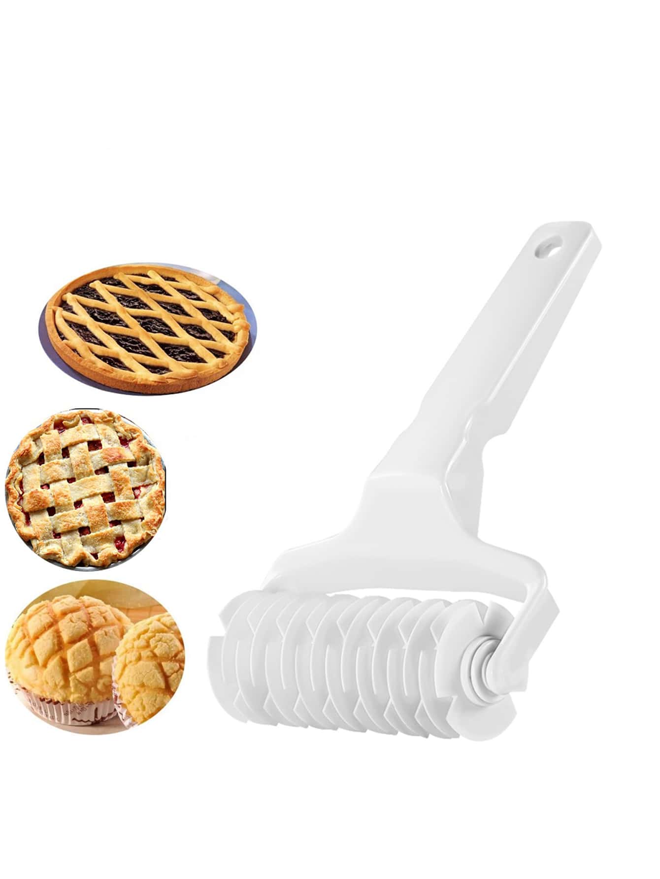 آلة قطع البيتزا PP،عجلة تقطيع البيتزا البيضاء الحد...