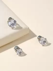 Bộ bông tai - Bạc - Xem 1