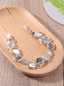 3 piezas/set Set joya con diseño de hoja - Multicolor - Ver 6