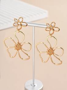Bông tai thả hoa - Vàng - Xem 4
