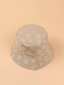 幸運草細節漁夫帽 - 卡其色 - 查看 2