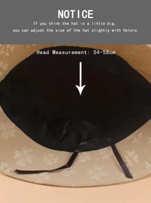 幸運草細節漁夫帽 - 卡其色 - 查看 3