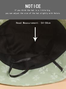 Clover Detail Bucket Hat - Green - View 3