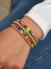Pulsera con cuenta expresión - Multicolor - Ver 5
