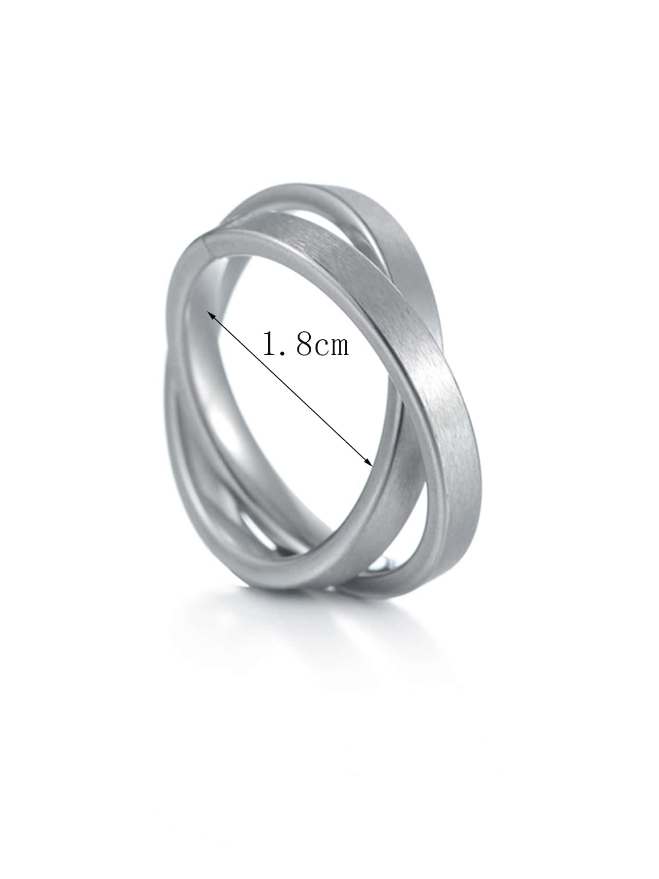 Fashionable And Popular Men Minimalist Layered Ring Stainless Steel For Jewelry Gift And For A Stylish Look